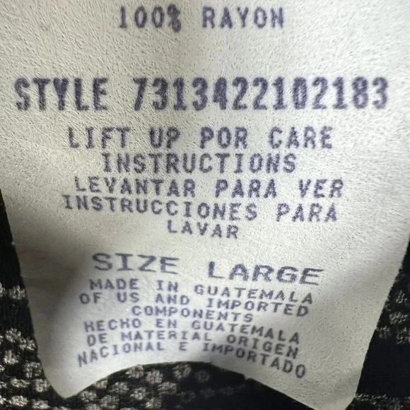 VTG Stonebridge Set Maxi Dress L Blazer Top XL Black Giraffe Tribal Animal Print - Picture 15 of 16